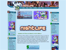 Tablet Screenshot of nightlife.thesims2.cz